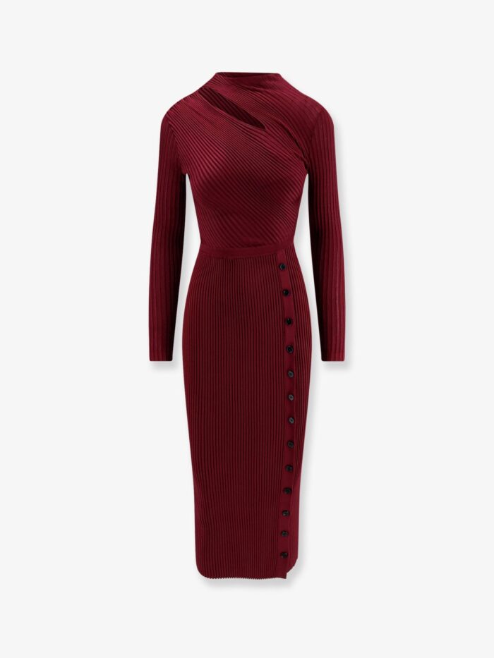 SELF PORTRAIT Viscose Midi Dress