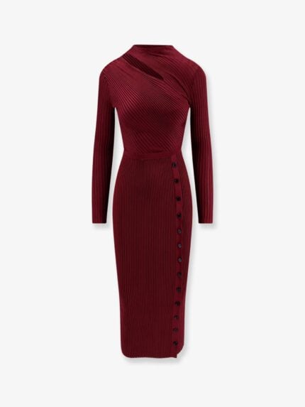 SELF PORTRAIT Viscose Midi Dress