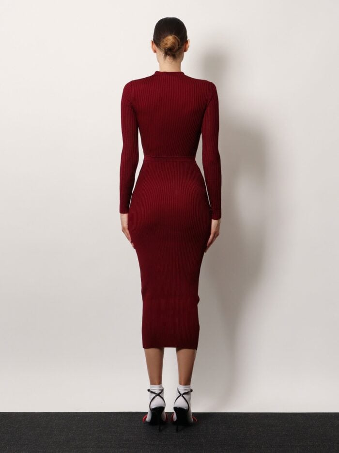 SELF PORTRAIT Viscose Midi Dress