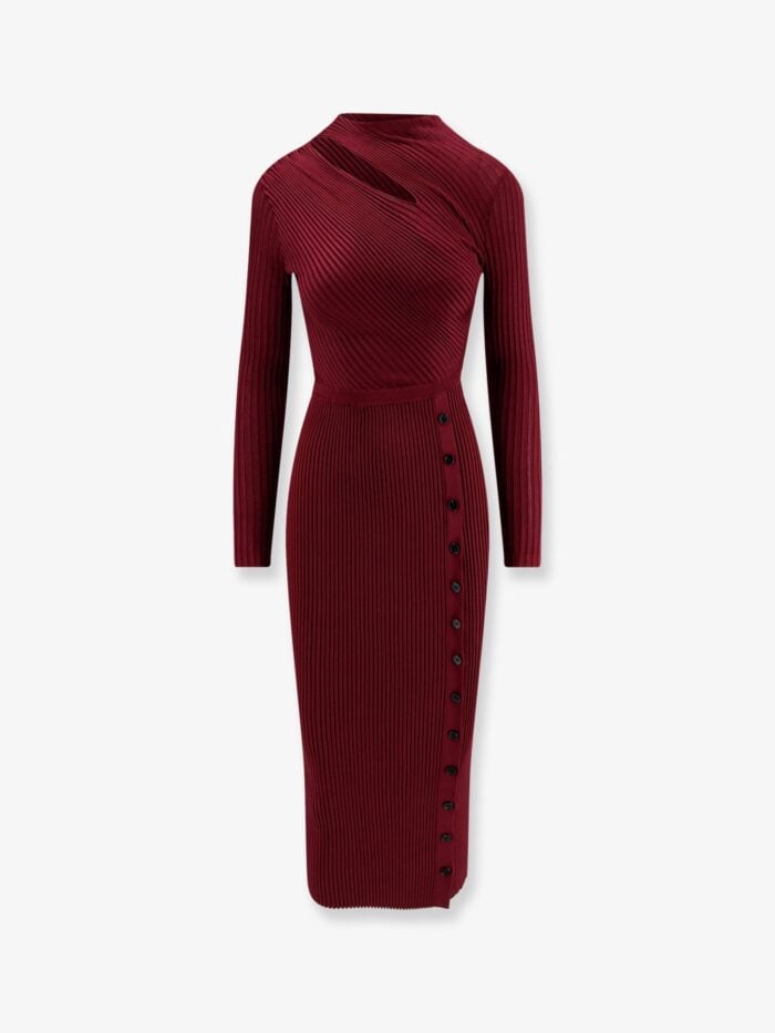 SELF PORTRAIT Viscose Midi Dress