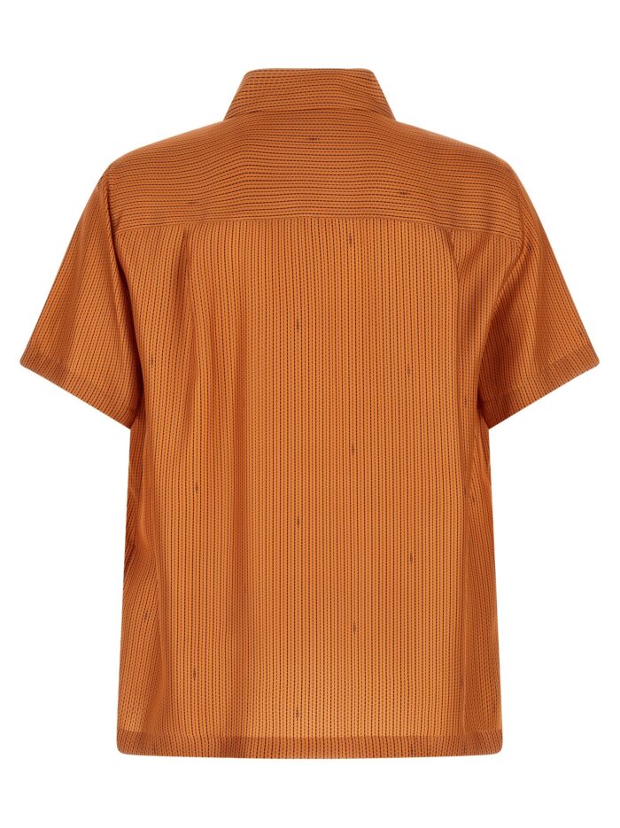 Fendi 'Selleria' Stitching Silk Shirt