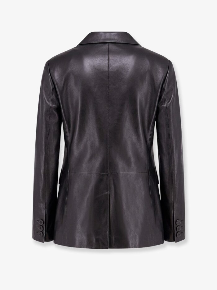 ARMA Sema Single-breasted Leather Blazer
