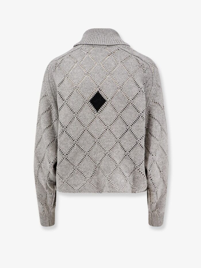 Semicouture Cashmere Blend Turtleneck Sweater