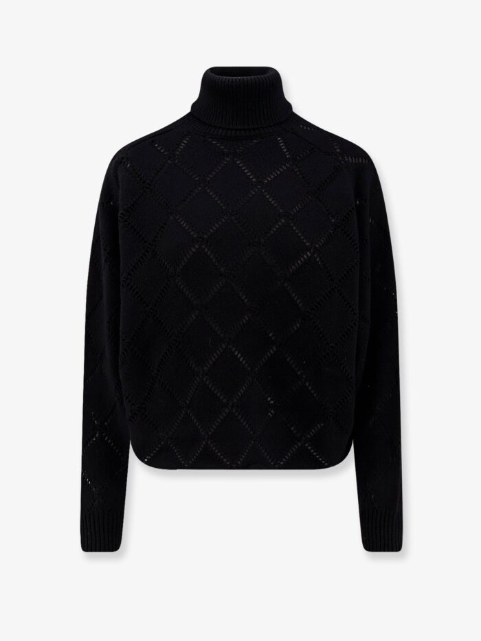 Semicouture Cashmere Blend Turtleneck Sweater