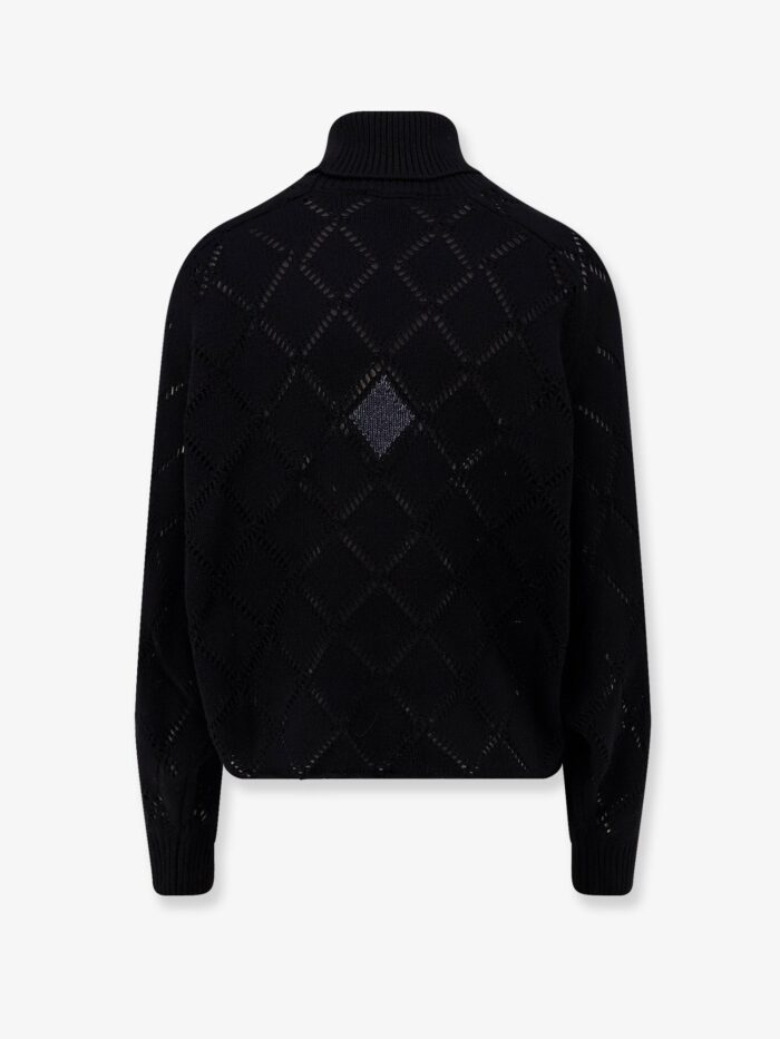 Semicouture Cashmere Blend Turtleneck Sweater