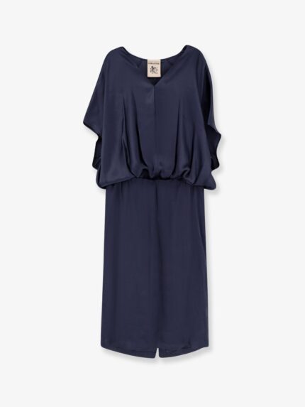 Semicouture Etienne Satin Long Dress