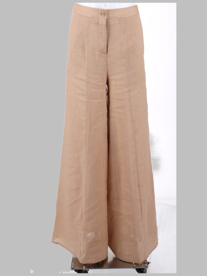semicouture pantalone "kym" in lino Semicouture PANTALONE "KYM" IN LINO