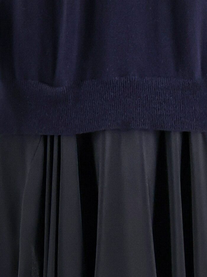 Semicouture Recycled Cashmere Blend Long Dress