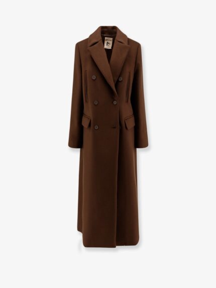 Semicouture Virgin Wool Blend Coat