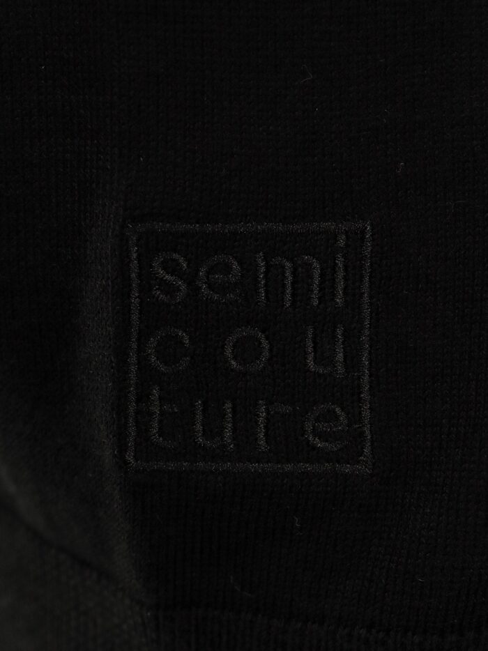 Semicouture Virgin Wool Turtleneck Sweater