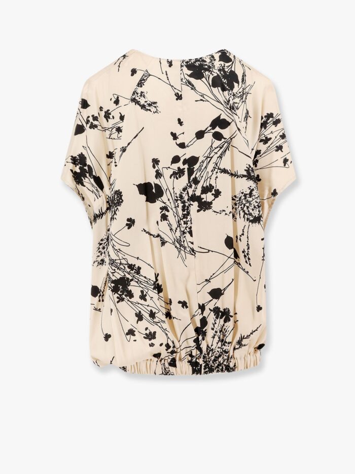 Semicouture Viscose Top With All-over Print