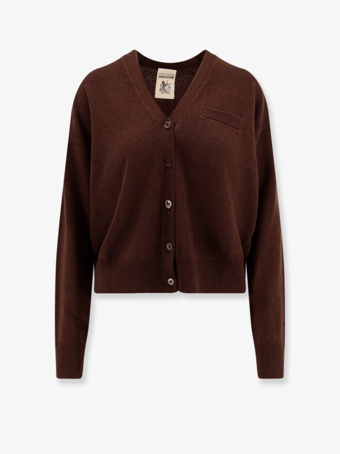 Semicouture Wool And Cashmere Cardigan