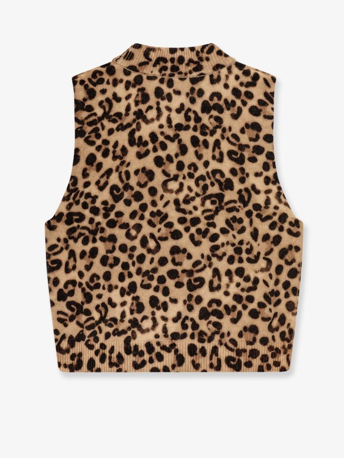 Semicouture Wool And Cashmere Sleeveless Sweater