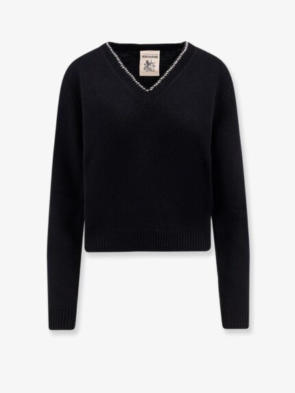 Semicouture Wool And Cashmere Sweater With Rhinestones