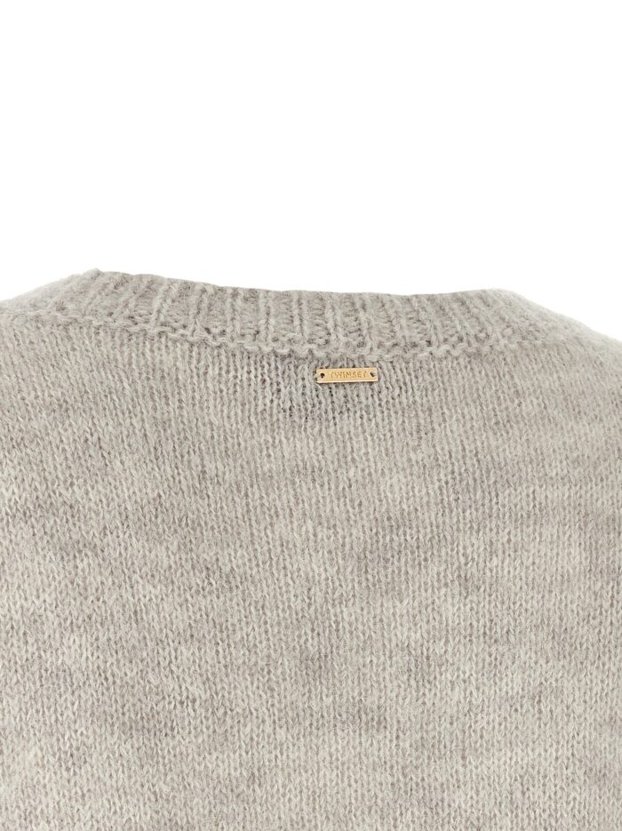 TWIN SET Sequin Diamond Sweater