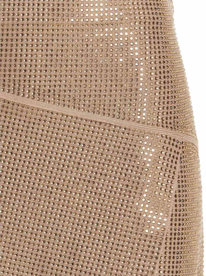 ANDREADAMO Sequin Knit Skirt