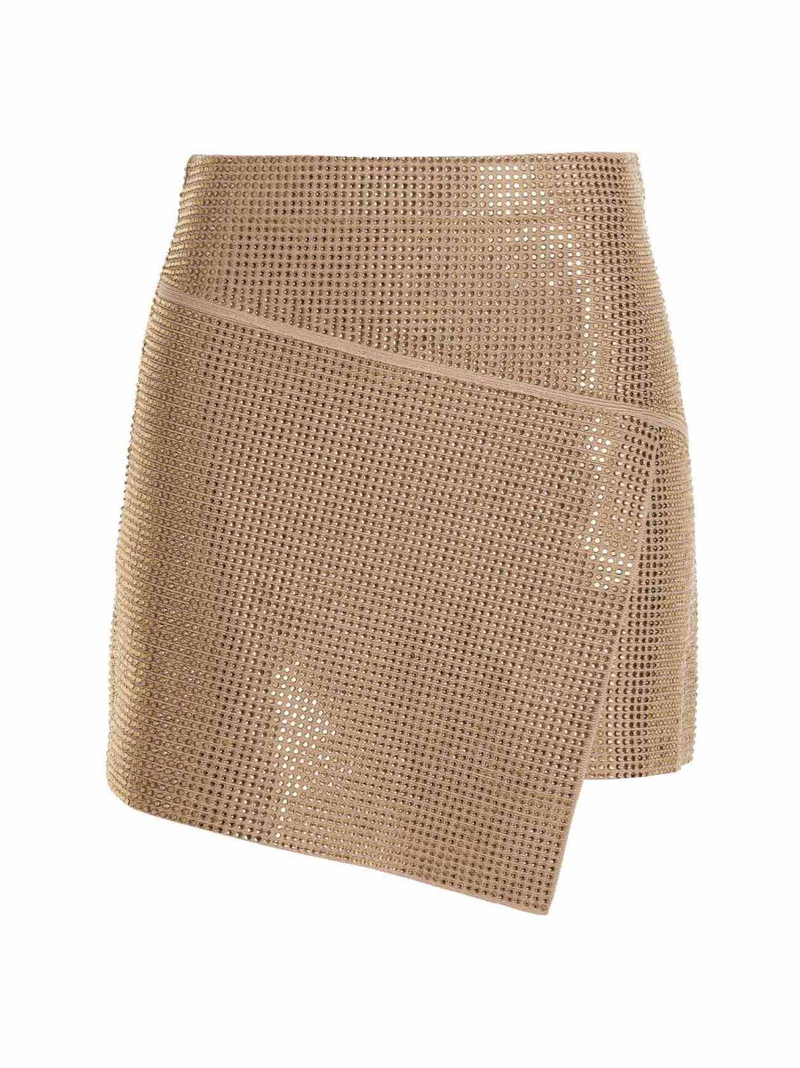 ANDREADAMO Sequin Knit Skirt