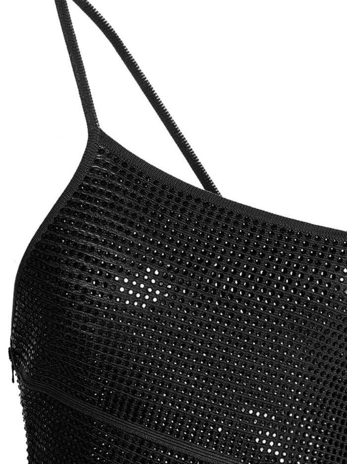 ANDREADAMO Sequin One Shoulder Dress