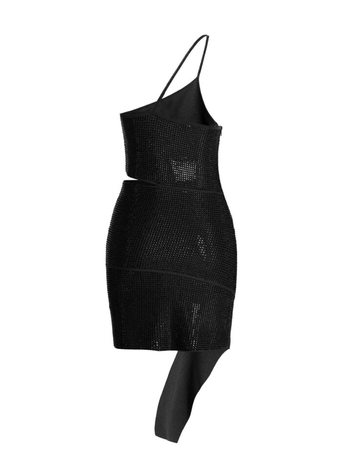 ANDREADAMO Sequin One Shoulder Dress