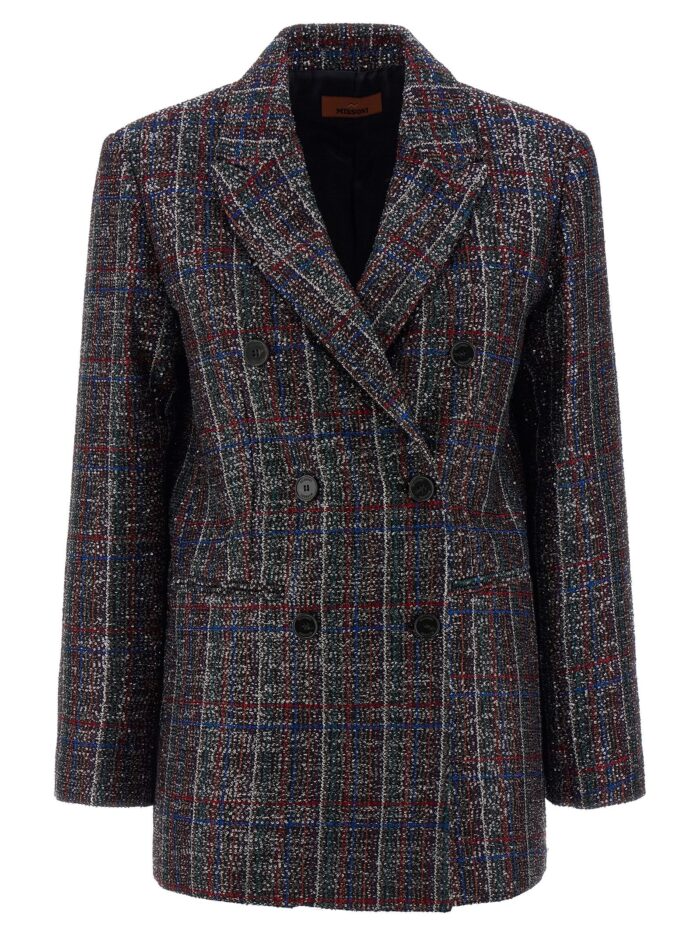 missoni sequin tartan blazer Missoni Sequin Tartan Blazer