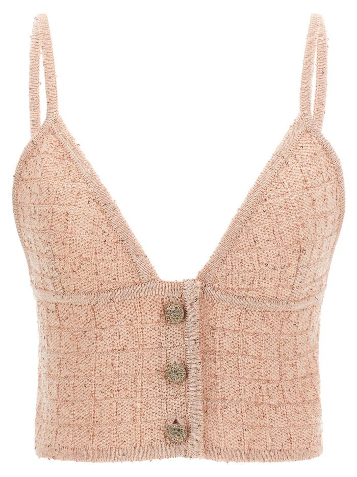 alessandra rich sequin top ALESSANDRA RICH Sequin Top