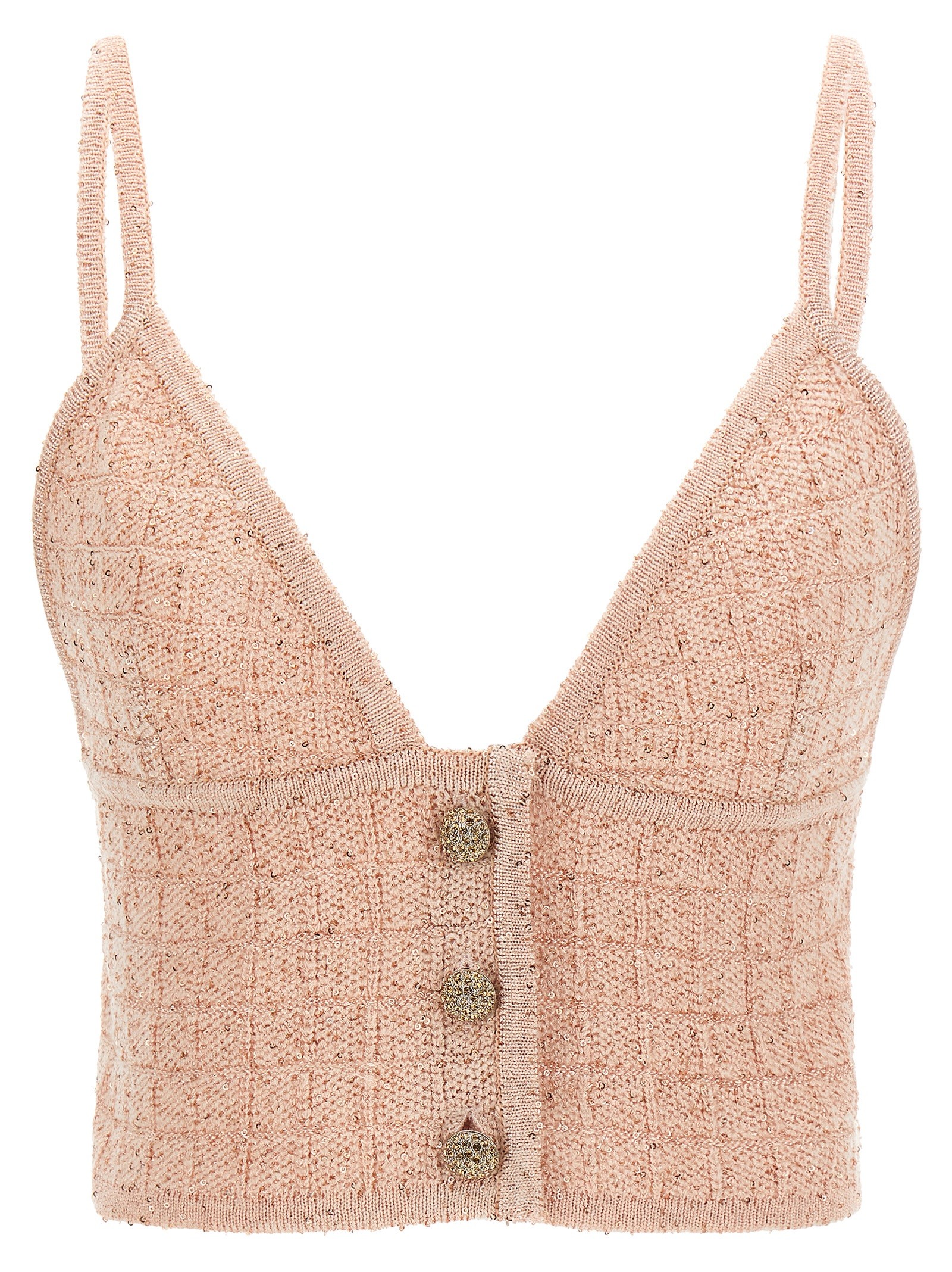 ALESSANDRA RICH Sequin Top