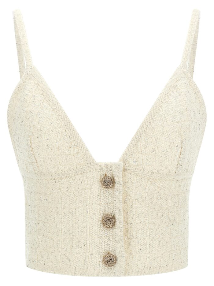 alessandra rich sequin top ALESSANDRA RICH Sequin Top