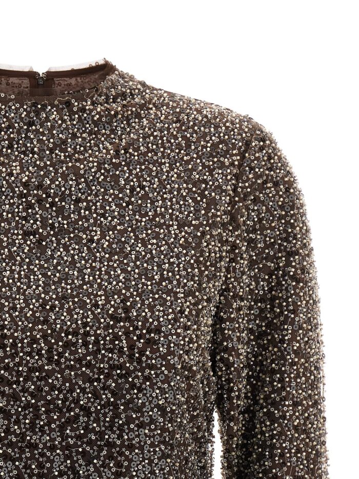 ROTATE BIRGER CHRISTENSEN Sequin Top