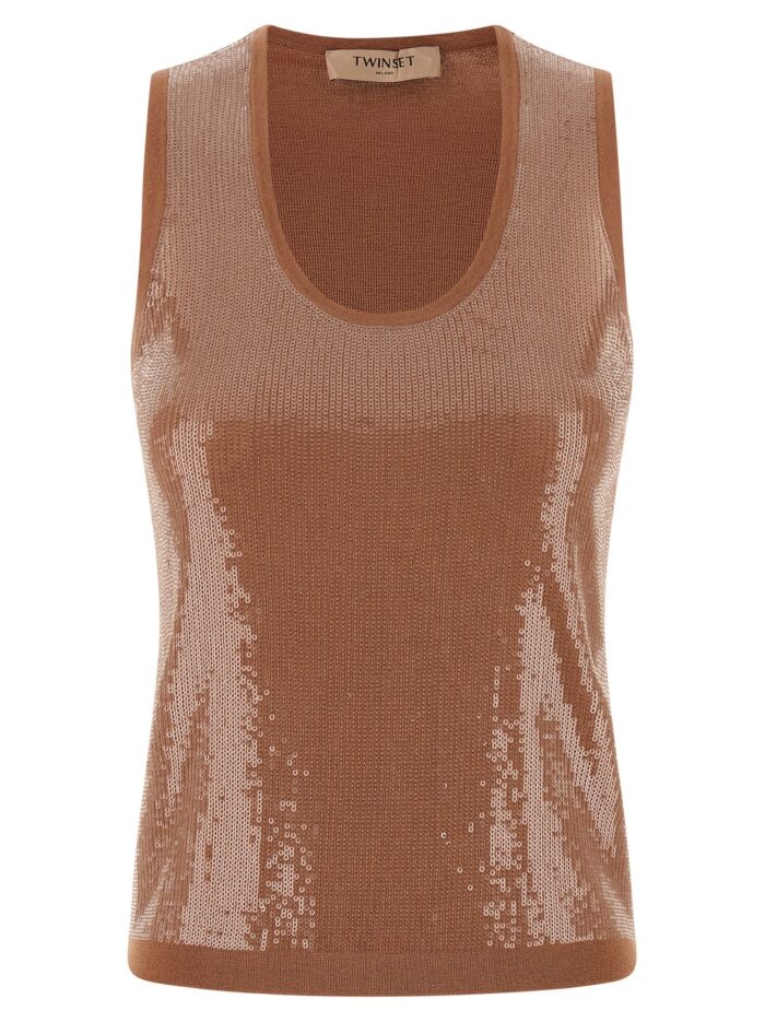 twin set sequin top TWIN SET Sequin Top