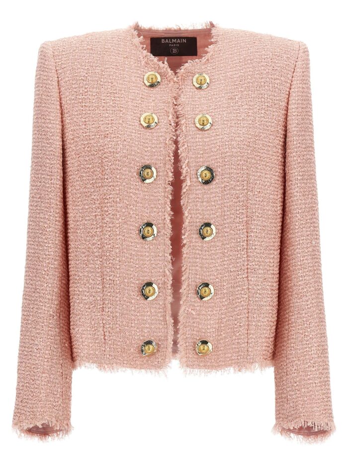 balmain sequin tweed blazer Balmain Sequin Tweed Blazer