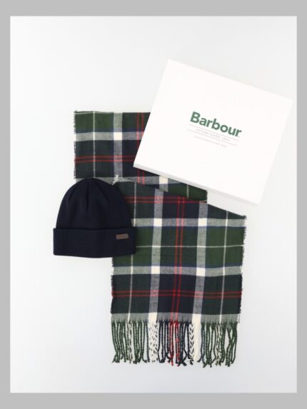 BARBOUR Set Berretto "Swinton" E Sciarpa "Galingale"