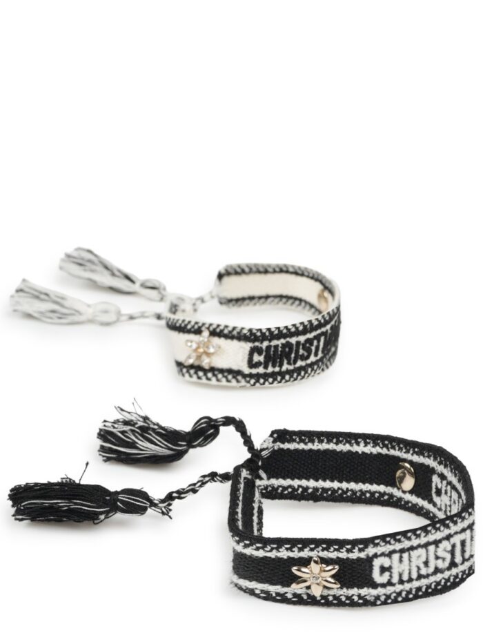 dior set di due bracciali con logo Dior SET DI DUE BRACCIALI CON LOGO