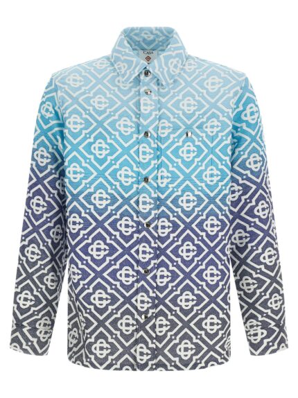 CASABLANCA Shacket 'Monogram Gradient Jacquard'