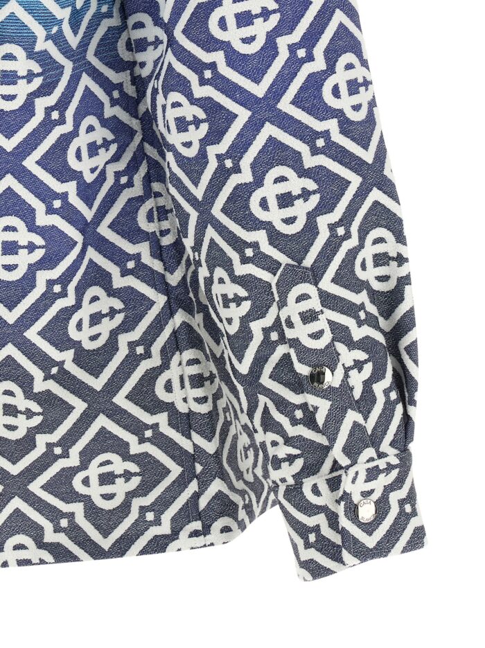 CASABLANCA Shacket 'Monogram Gradient Jacquard'