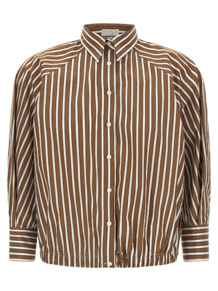 Brunello Cucinelli 'Shadow' Striped Shirt