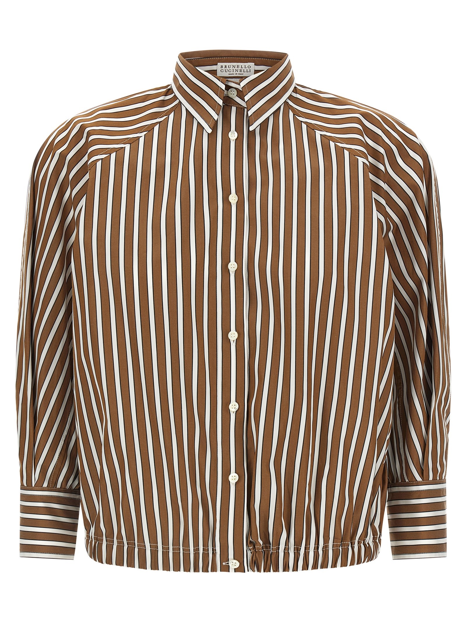 Brunello Cucinelli 'Shadow' Striped Shirt