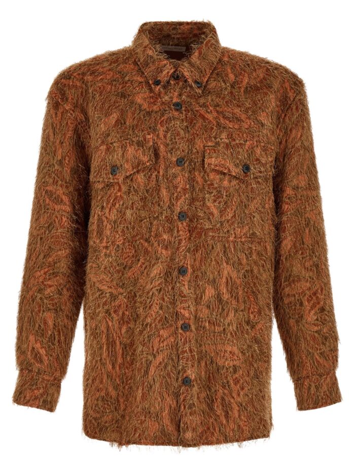 dries van noten shaggy fringed shirt Dries Van Noten Shaggy Fringed Shirt