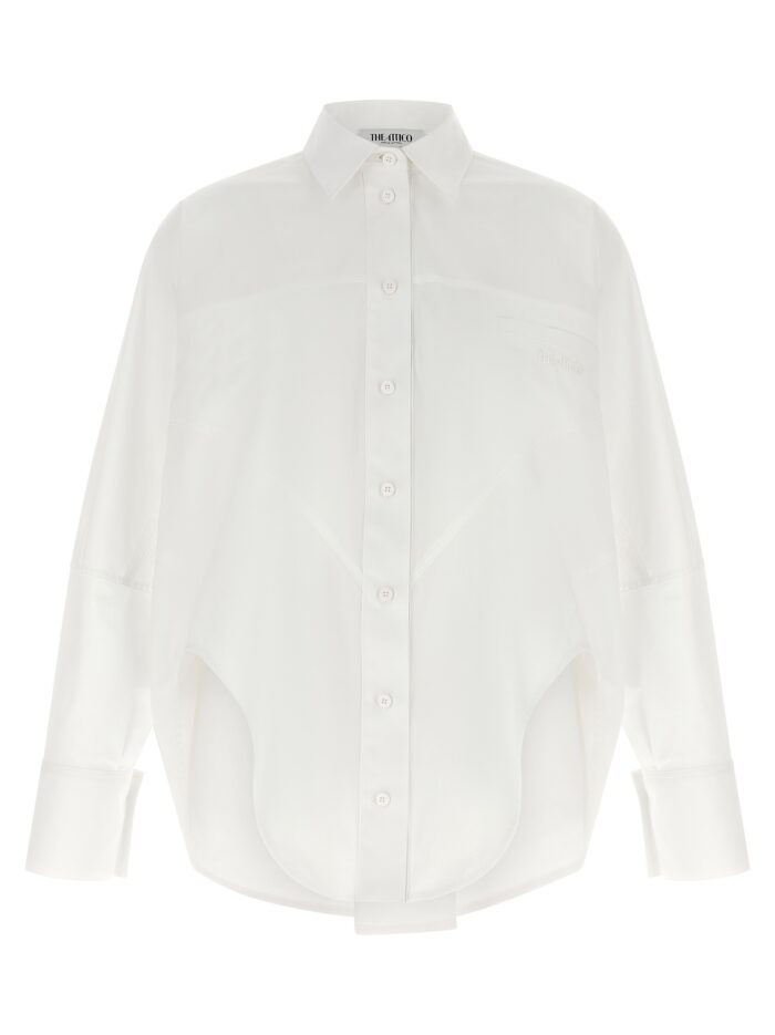 the attico shaped hem shirt The Attico Shaped Hem Shirt