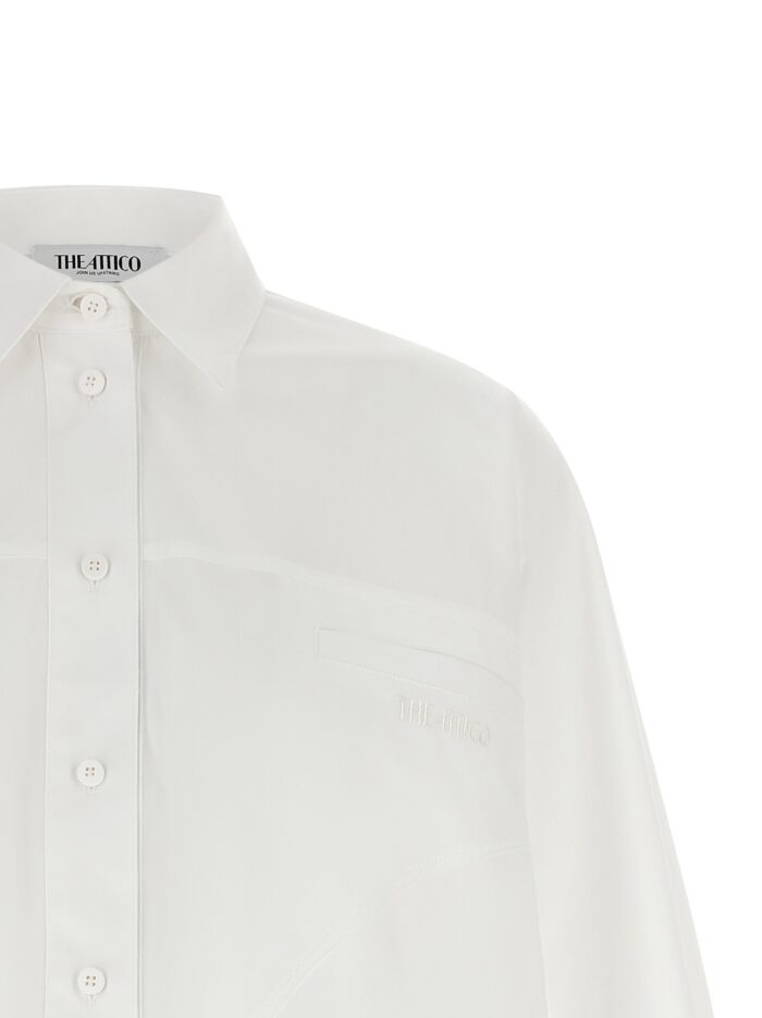 The Attico Shaped Hem Shirt