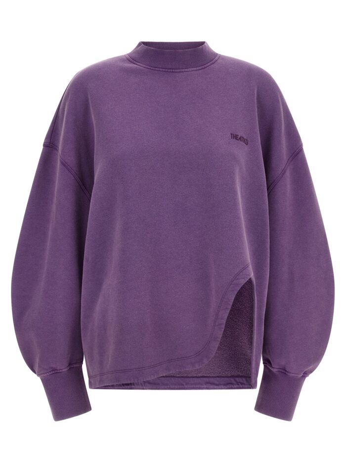 the attico shaped slit sweatshirt The Attico Shaped Slit Sweatshirt