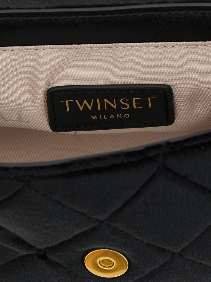 TWIN SET Shaved Velvet Shoulder Strap