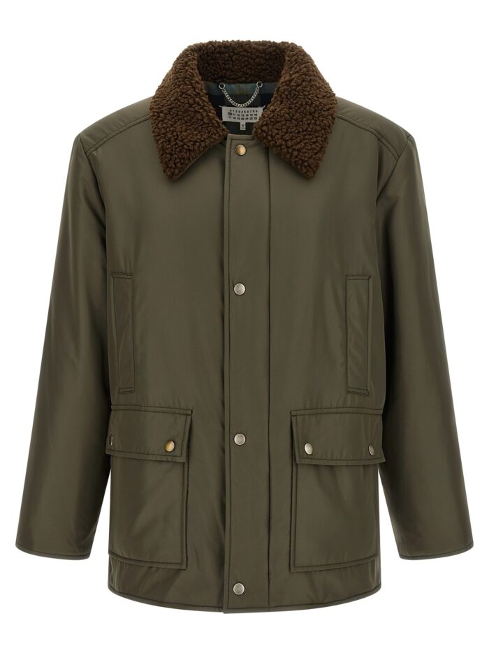 maison margiela shearling collar parka Maison Margiela Shearling Collar Parka