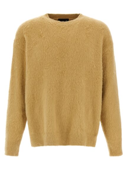 ROBERTO COLLINA Shearling Cotton Sweater
