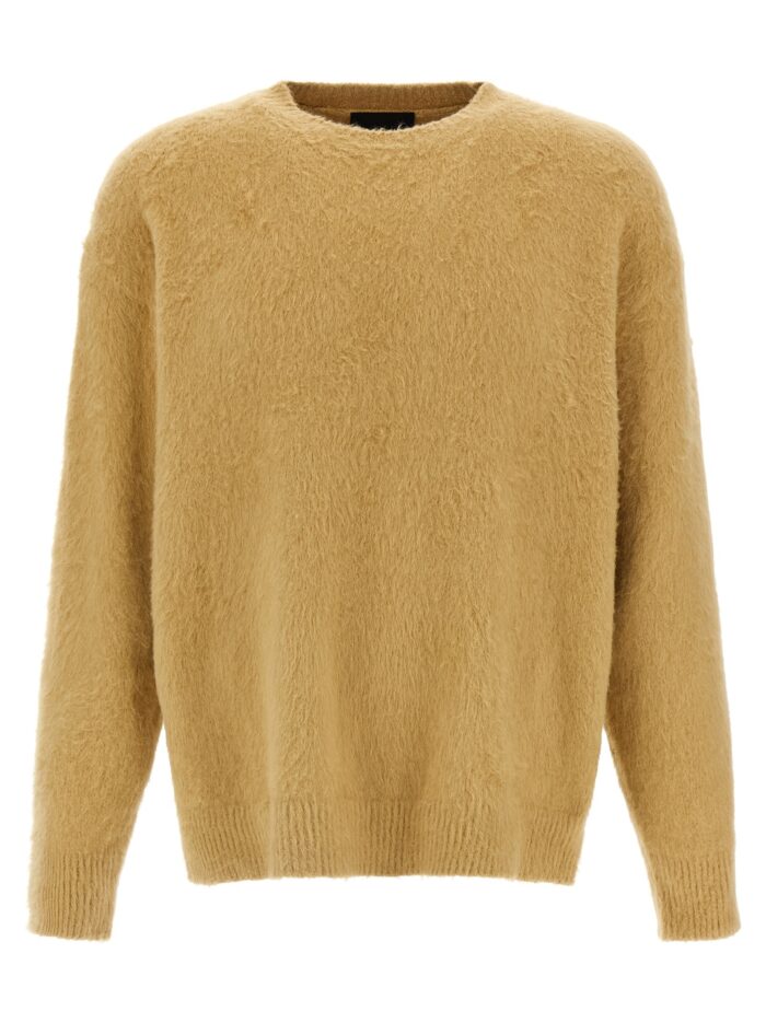 roberto collina shearling cotton sweater ROBERTO COLLINA Shearling Cotton Sweater