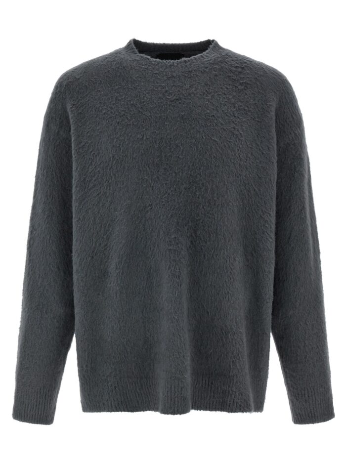 roberto collina shearling cotton sweater ROBERTO COLLINA Shearling Cotton Sweater
