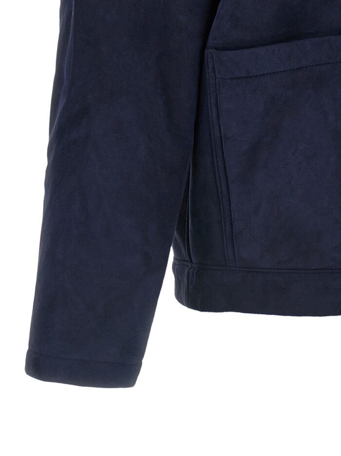 GIORGIO BRATO Shearling Neck Overshirt