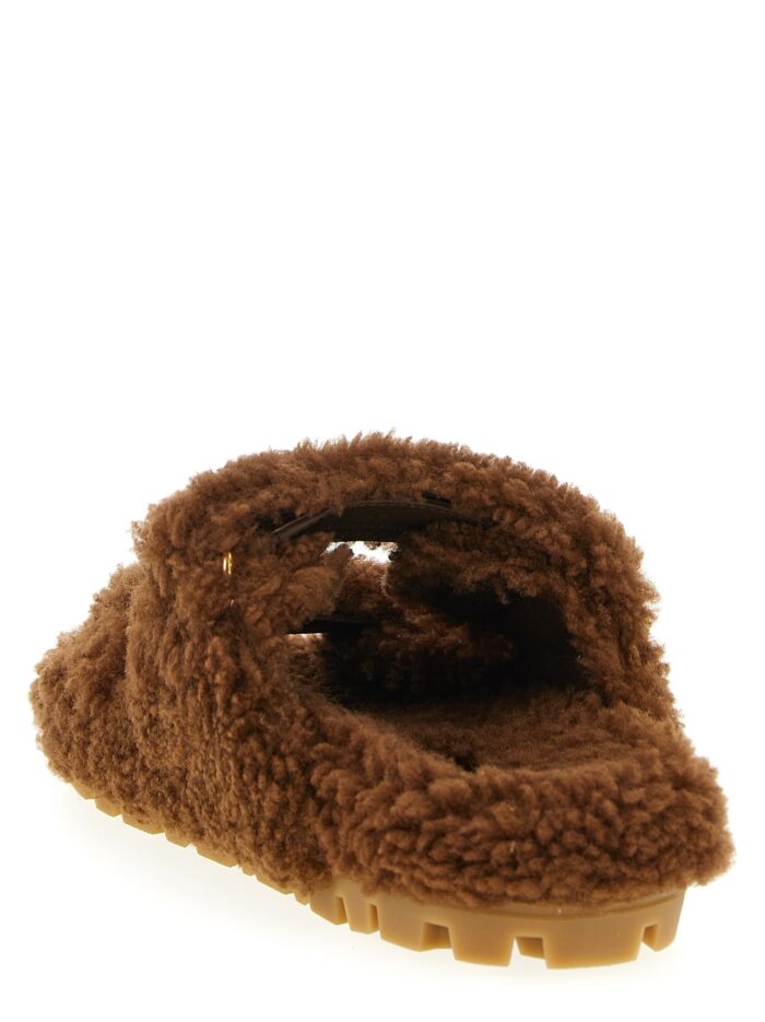 Miu Miu Shearling Sandals