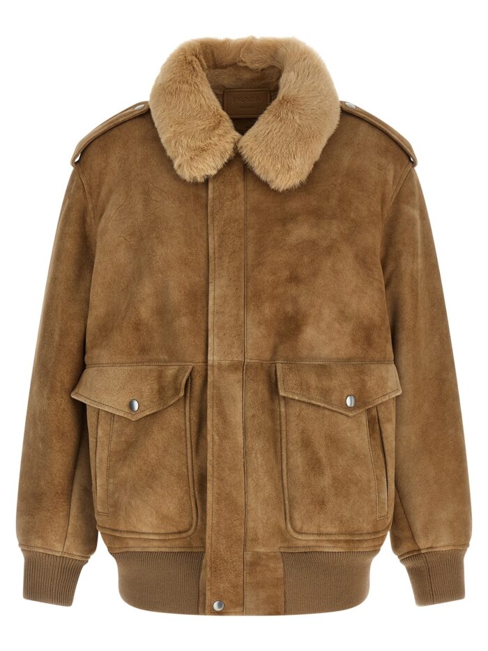 PRADA Sheepskin Bomber Jacket