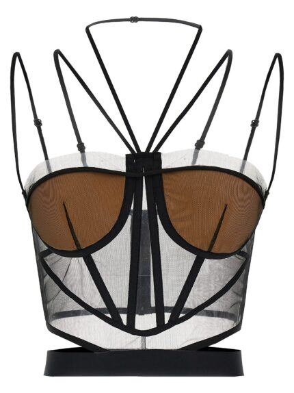 NENSI DOJAKA 'Sheer Corset' Top