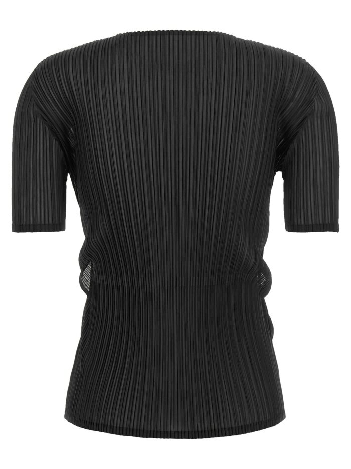 ISSEY MIYAKE 'Sheer Slit Pleats' Top